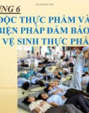 Bài giảng Vệ sinh an toàn thực phẩm: Chương 6 - TS. Đàm Sao Mai