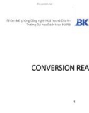 Bài giảng Conversion reaction