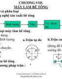 Bài giảng Máy xây dựng: Chương 8 - Lê Hồng Quân