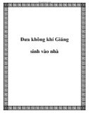 Đưa không khí Giáng sinh vào nhà