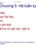 Chương 5: lý thuyết hệ tuần tự