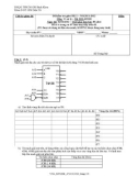 Đề kiểm tra giửa HK 2 – NH: 2011-2012 Môn: Vi xử lý