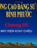 Bài giảng: Máy điện xoay chiều