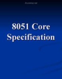 8051 Core Specification