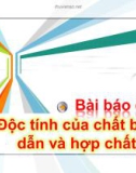 Độc tính của chất bán dẫn và hợp chất