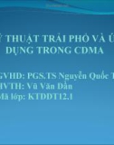 Kỹ thuật trả phổ và ứng dụng trong CDMA