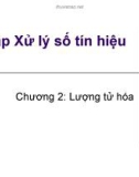 Bài giảng Xử lý số tín hiệu (Digital signal processing) - Chương 2: Lượng tử hóa (Bài tập)