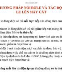 §1-5 CÁC PHƯƠNG PHÁP NỐI RƠLE VÀ TÁC ĐỘNG CỦA RƠ LE LÊN MÁY CẮT