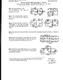 Đề thi cuối kỳ II môn Mạch điện C - Năm học 2014-2015