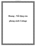 Hoang - Nốt lặng của phong cách Cottage