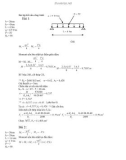 Bài tập kết cấu công trình