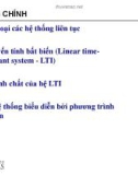 Bài giảng Tín hiệu và Thông tin: Chương 2 - TS. Jingxian Wu