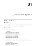 java.awt.event Reference