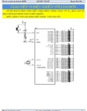 GIAO TIẾP VI ĐIỀU KHIỂN VỚI LED ĐƠN
