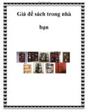 Giá để sách trong nhà bạn