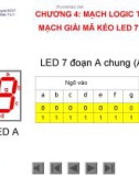 Kỹ thuật điện tử - Kỹ thuật số - Mạch logic tổng hợp - Mạch giải mã kéo led 7 đoạn (phần2)