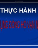 Giáo án điện tử công nghệ: sử dụng đồng hồ vạn năng