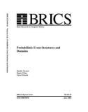 Probabilistic Event Structures and Domains