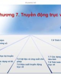 Bài giảng Chi tiết máy - Chương 7: Truyền động trục vít (Nguyễn Thanh Nam)