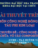 CÔNG NGHỆ SỬA CHỮA VỎ TÀU COMPOSITE