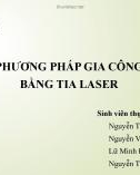 Phương pháp gia công bằng tia laser