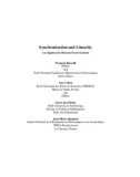 Synchronization and Linearity An Algebra for Discrete Event Systems