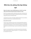 Biến hóa cho phòng tắm đẹp không ngờ