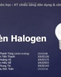 Báo cáo môn học Kĩ thuật chiếu sáng dân dụng & công nghiệp: Đèn Halogen