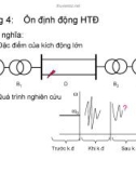 Chương 4: Ổn định động hệ thống điện