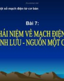 giáo án điện tử công nghệ: khái niệm mạch điện tử chỉnh lưu