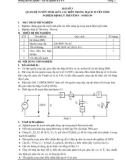 Tài liệu hướng dẫn thí nghiệm cơ sở kỹ thuật điện - Bài 3