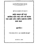 Sổ tay tra cứu tài liệu sửa chữa khung sườn máy bay 1