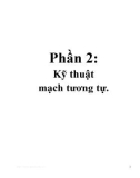 Kỹ thuật mạch tương tự - Chương 1