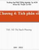 Bài giảng chương 4: Tích phân số - ThS. Hồ Thị Bạch Phương