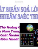 Bài giảng học Đột biến số lượng nhiễm sắc thể