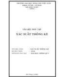 Tài liệu học tập Xác suất thống kê - Trường Đại học Hàng Hải Việt Nam