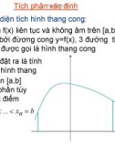 Bài giảng môn Giải tích 1 - Chương 4: Tích phân (p2)