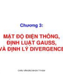 Bài giảng Trường điện từ: Chương 3 - Châu Văn Bảo (ĐH Công nghiệp TP.HCM)