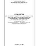 Giáo trình Bảo dưỡng và sửa chữa Hệ thống nhiên liệu động cơ xăng-Bộ chế hòa khí và Hệ thống nhiên liệu động cơ Diesel - Nghề: Công nghệ ôtô (Cao đẳng) - CĐ Nghề Đà Lạt