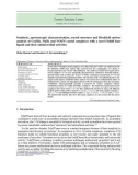 Synthesis, spectroscopic characterization, crystal structure and Hirshfeld surface analysis of Co(III), Ni(II) and VO(IV) metal complexes with a novel Schiff base ligand and their antimicrobial activities