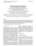 In situ synthesis and characterization of nano-hydroxyapatite/starch composites