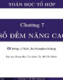 Bài giảng Toán học tổ hợp - Chương 7: Số đếm nâng cao