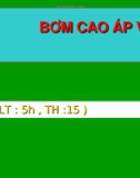 Bài 2: Bơm cao áp xe