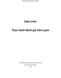 Giáo trình Thực hành đánh giá cảm quan - ĐH Bách Khoa Tp.HCM