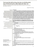 Tính toán liên kết bu lông chịu kéo và cắt đồng thời theo TCVN 5575: 2012, AISC 2005, EN 1993-1-8