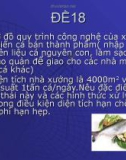 Bài giảng học về môn Xử lý nước thải