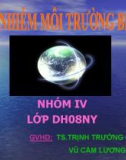 Bài thuyết trình ô nhiễm môi trường biển