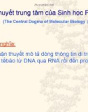 Luận thuyết trung tâm của Sinh học Phân tử