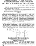 Ảnh hưởng của vật liệu điện cực Anot Ferosilic đến xử lý nước thải nhà máy in bằng phương pháp điện hóa