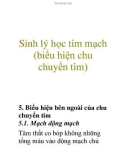 Sinh lý học tim mạch (biểu hiện chu chuyển tim)